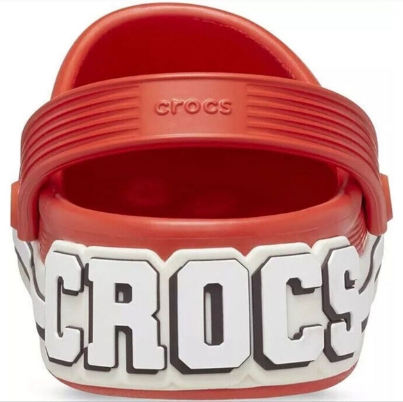 Crocs Off Court 209651-625 Clogs Unisex Tomato Logo Comfort Slip On Casual POW45 - Picture 3 of 7